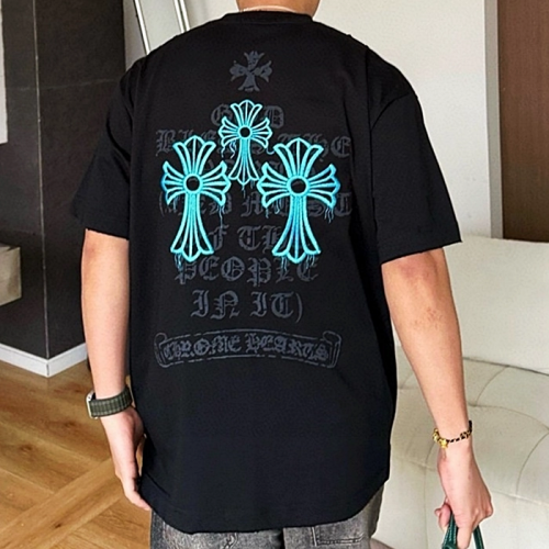 Chrome Hearts 트리플 크로스 엠브로이더드 티셔츠