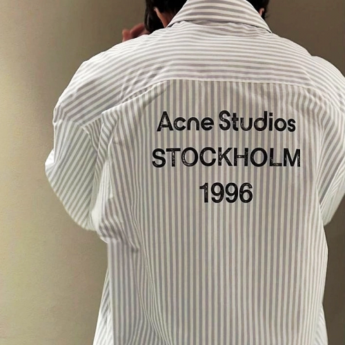 Acne Studios 스트라이프 버튼업 셔츠