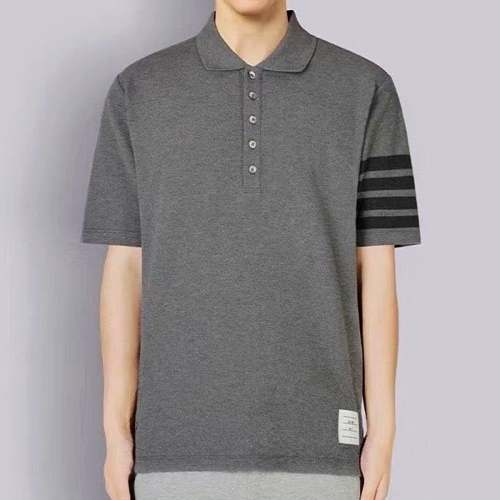 THOM BROWNE 4바 릴랙스드 PK 티셔츠