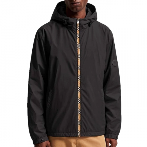 BURBERRY 나일론 클랩튼 후드 재킷