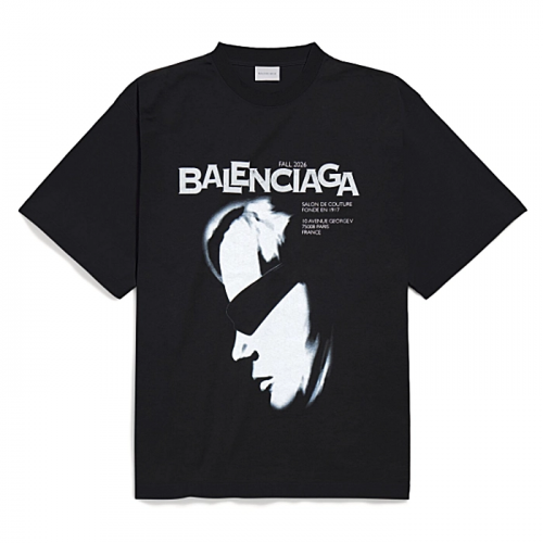 BALENCIAGA 레이디 인 쉐이드 오버사이즈 티셔츠