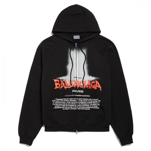 BALENCIAGA 더 도어 오버사이즈 집업 후디