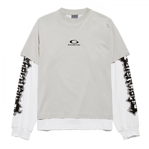 BALENCIAGA 하이브리드 더블 티셔츠