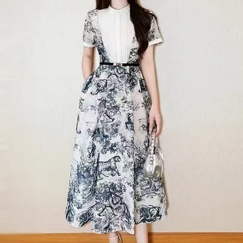 DIOR 나염 원피스