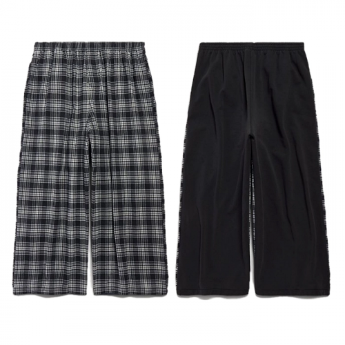 BALENCIAGA 플란넬 하이브리드 스웻팬츠