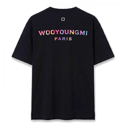 WOOYOUNGMI 렌티큘러 로고 티셔츠