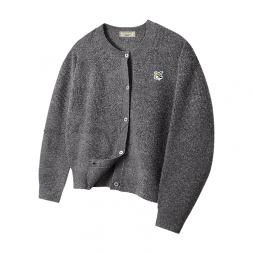 메종키츠네 MAISON KITSUNE 캐시 라이크 크롭 가디건