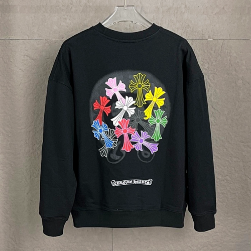 Chrome Hearts 멀티 컬러 크로스 세머터리 맨투맨