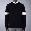 THOM BROWNE 밀라노 스티치 암 밴드 라운드 니트
