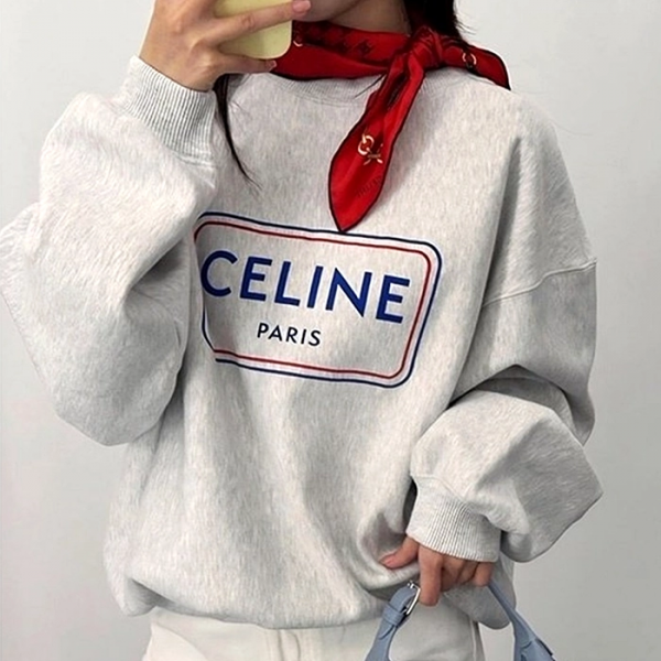 CELINE 루즈 스웨트 셔츠