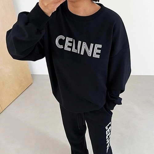 CELINE 레터링 맨투맨 셋업 SET