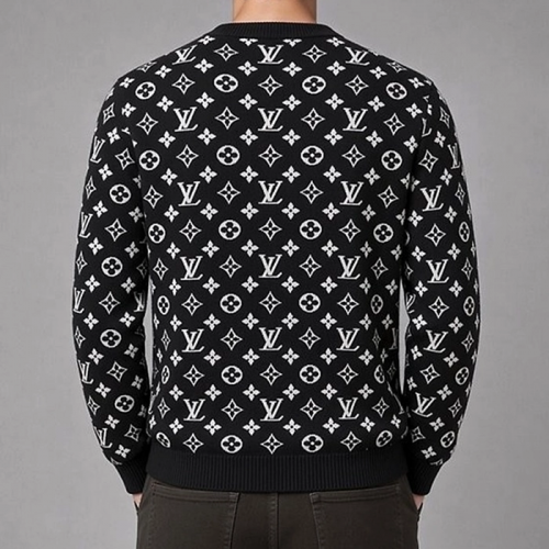 LOUIS VUITTON 백 모노그램 인타르시아 크루넥 스웨터