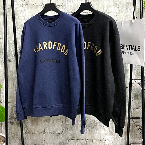 FEAR OF GOD 아디피어 맨투맨