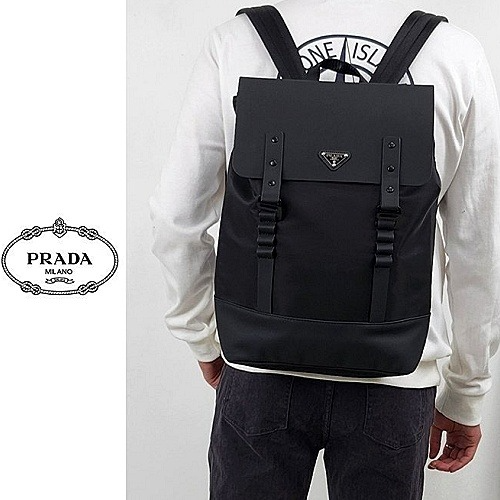 PRADA 시드니엘 버클 백팩