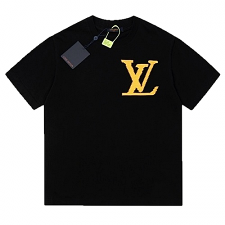 LOUIS VUITTON 로고 반팔 라운드