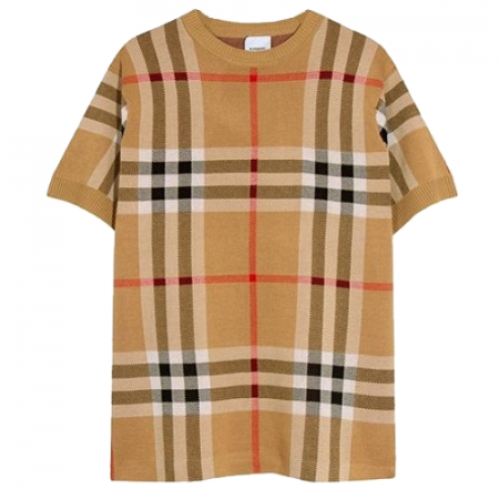 버*리 BURBERRY 마틴체크 니티드 티셔츠