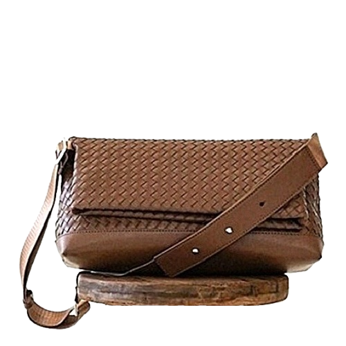 BOTTEGA VENETA 인트레치아토 크로스 숄더백
