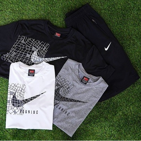 NIKE RUNNING 기능성 남성 반팔 & 5부 SET