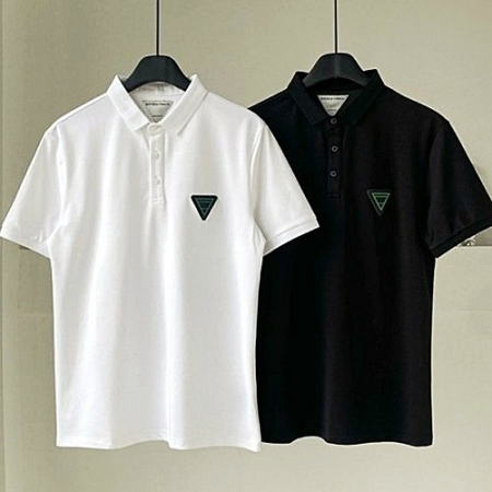 BOTTEGA VENETA 삼각로고 실켓카라