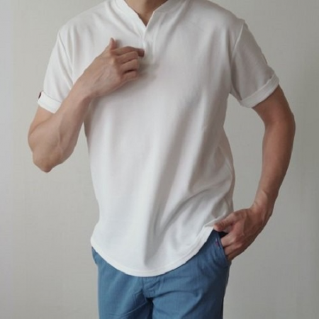 몽클*어 막시 반팔티
