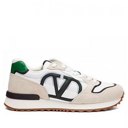 발렌*노 VALENTINO 오버사이즈 로고 빈티지 러너 - 그린
