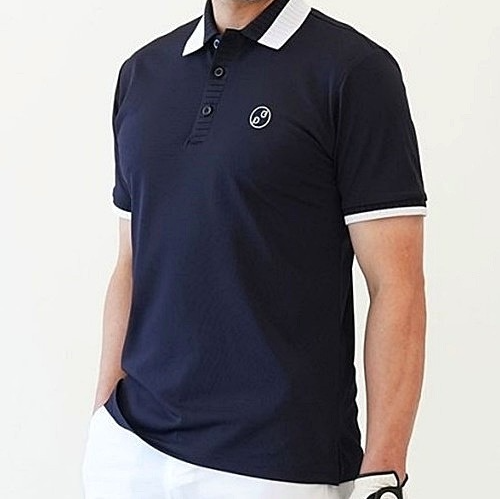 지*어 G/FORE 백스몰 자수로고 카라 티셔츠