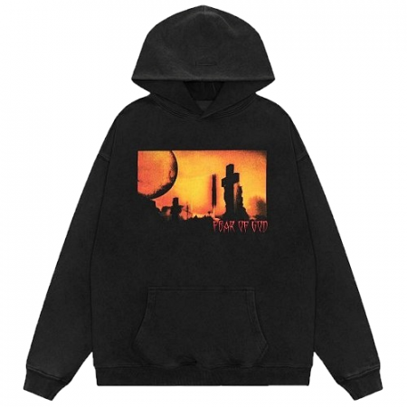 피어오*갓 FEAR OF GOD 태양 워싱 후드