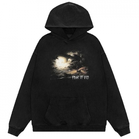 피어오*갓 FEAR OF GOD 석양 워싱 후드