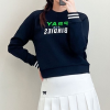 지*어 PRAY 4 BIRDIES 엠보 포인트 맨투맨