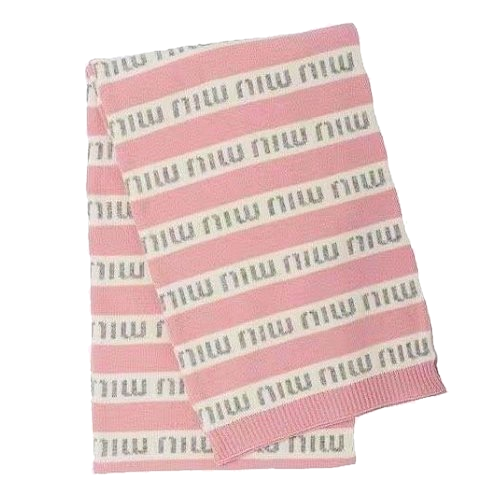 MIUMIU 로고 머플러