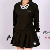 MALBON Golf 카라맨투맨 스커트 SET