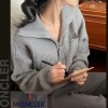MONCL*R 터틀 반집업 울니트 (C49)