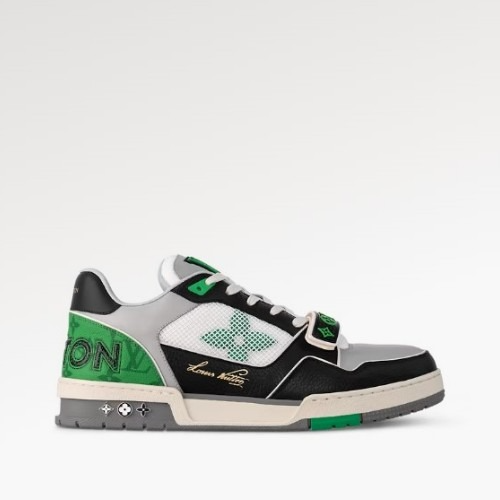 L*UIS VUITTON 트레이너 스니커즈 - 그린