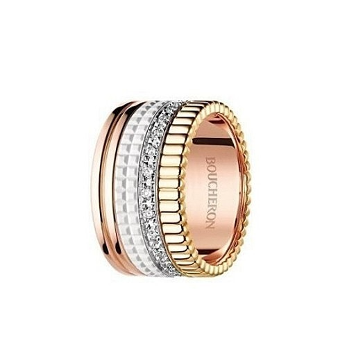 부쉐론 Boucheron 콰트로 화이트 에디션 라지 링
