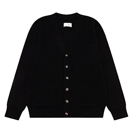 Maison Margiela 스티치 레이블 포켓 울가디건