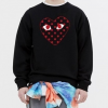 COMME des GARCO*S 레드하트 오버핏 기모 맨투맨 (275) (남여공용)