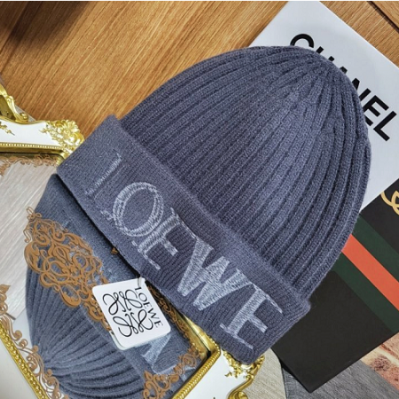 로에베 LOEWE 로고 비니