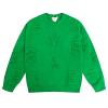 BOTTEGA VENETA 솔리드 쟈카드 스웨터