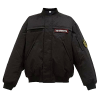 베*멍 VETEMENTS 폴리스패치드 봄버자켓