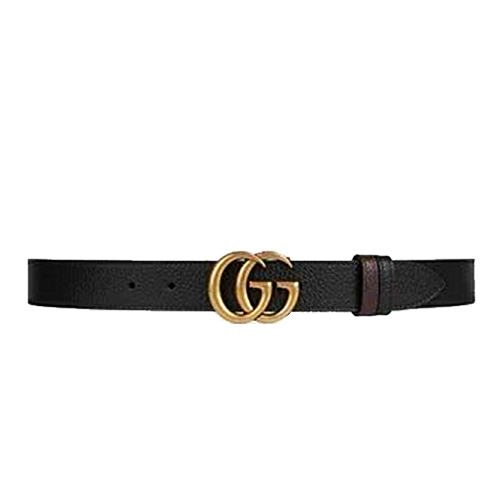 GUCCI 마몽드 더블G버클 리버서블 벨트