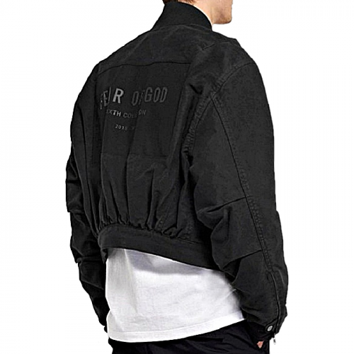 FEAR OF GOD 로고패치드 패디드 봄버자켓