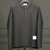 톰브*운 THOMBROWNE 와플 카라 티셔츠