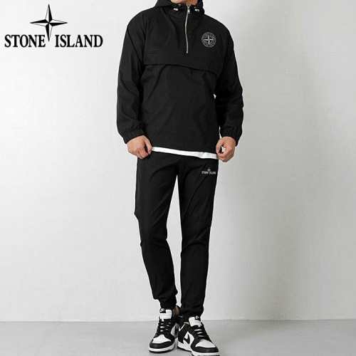 스톤아일*드 STONE ISLAND 밴딩 아노락 셋업 SET