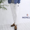 몽클*어   감마블루 코튼 스판 면팬츠