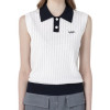 A.P.C  세로 라인 시스루 풀오버 베스트