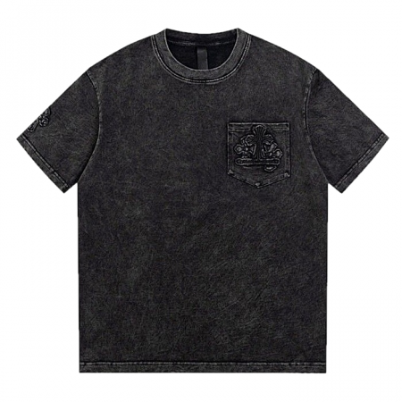 크롬*츠 Chrome hearts 패럴크로스 포켓티셔츠