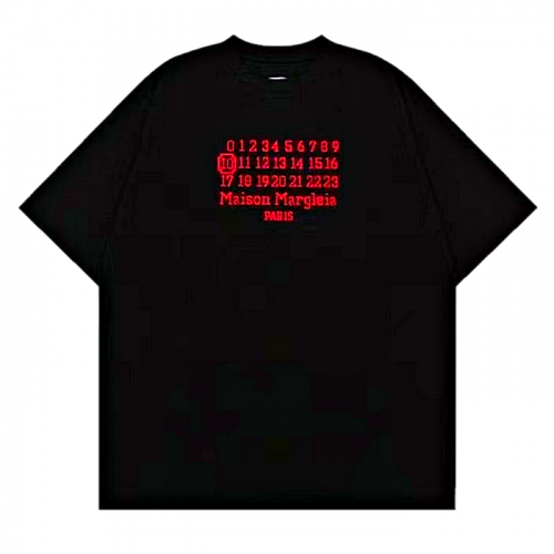 Maison Margiela 레드넘버스티치 티셔츠