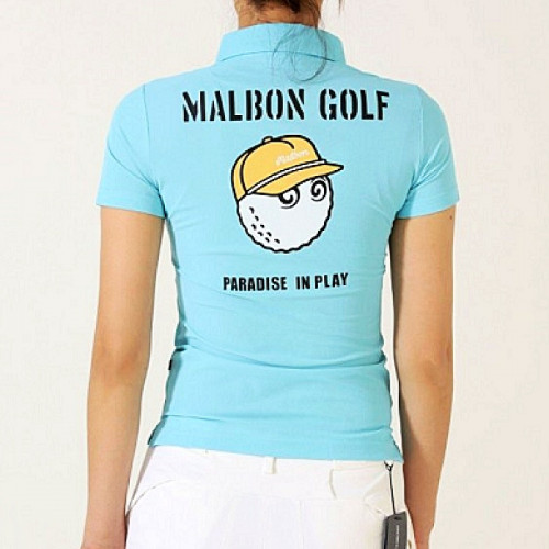MALBON 버킷 폴로 티셔츠