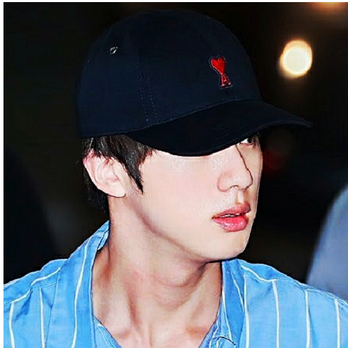 AMI 아미 하트 스몰패치 볼캡