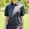 LANVIN BLA*C   텍스처 블록 드로우스트링 탑 (WOMEN)